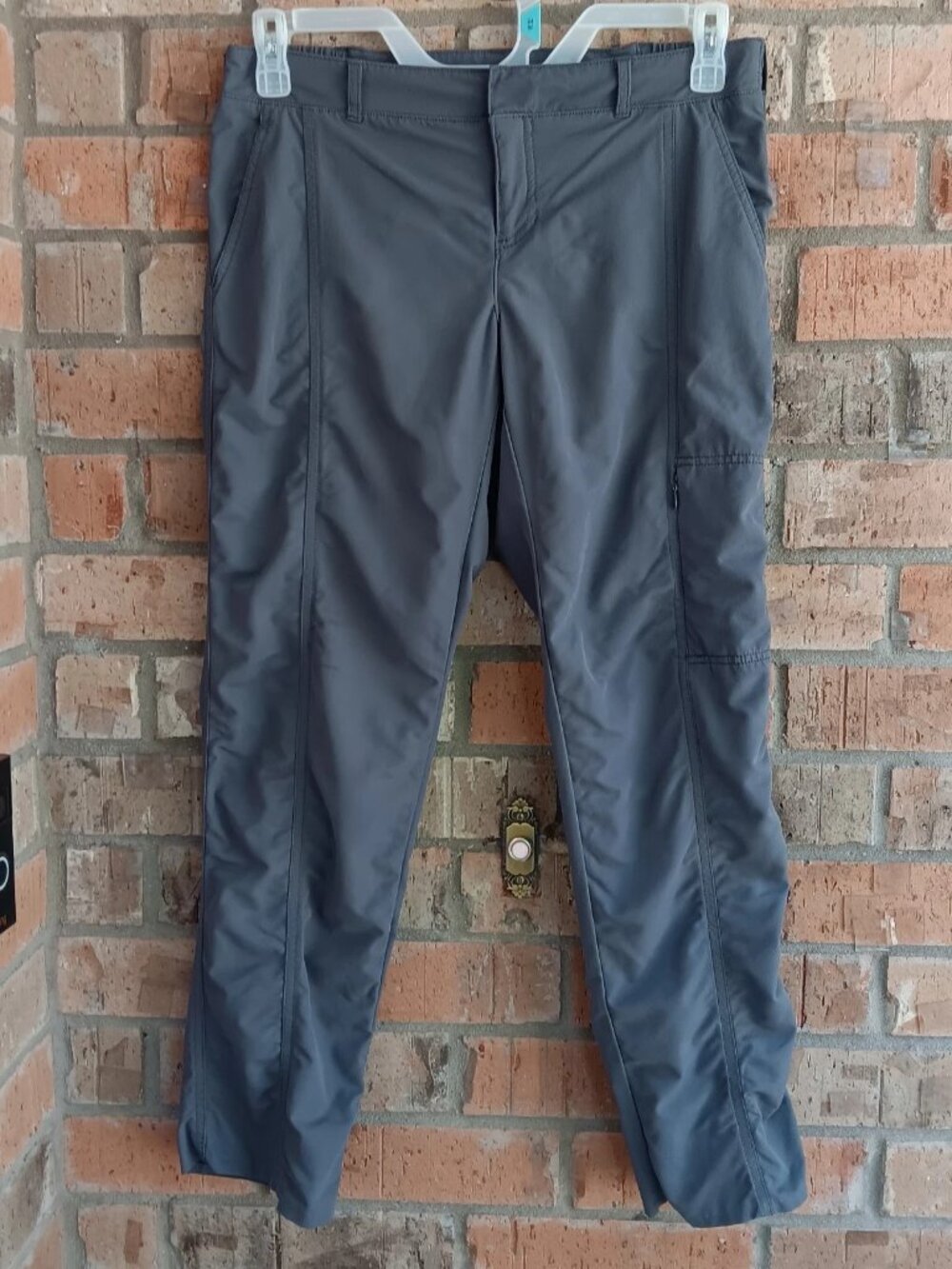 Kirkland Signature Women's Travel Pants Elastic Waistband Gray Size 4